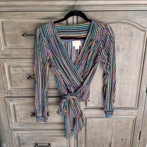 Maeve by Anthro Rainbow top